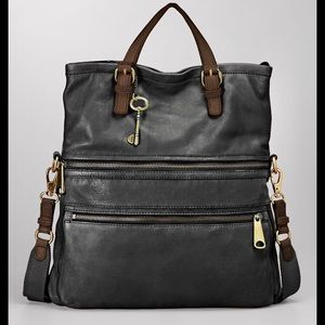 Fossil Explorer Leather Tote